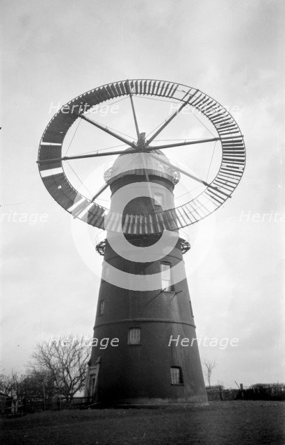 The tower mill at Haverhill, Suffolk, 1932. Artist: HES Simmons