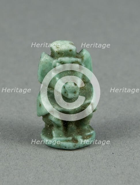 Amulet of a Seated Baboon, Egypt, Late Period, Dynasty 26-31 (664-332 BCE). Creator: Unknown.