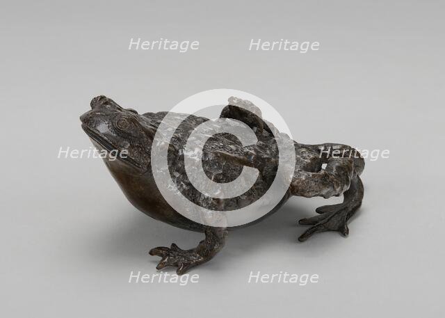 A toad with its baby, early 16th century. Creator: Unknown.