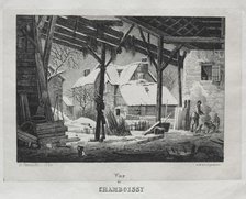 Vue de Chamboissy, 1820. Creator: Godefroy Engelmann (French, 1788-1839).
