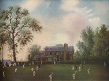 'Cricket at Gads Hill Place, Rochester', c1868. Artist: Unknown.