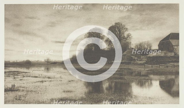 Eventide, c. 1880/90, printed April 1890. Creator: J. B. B. Wellington.