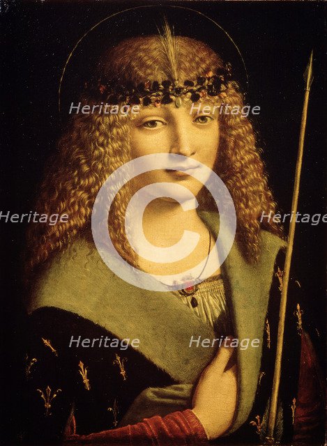 'Portrait of a Youth as Saint Sebastian', c1500. Artist: Giovanni Antonio Boltraffio