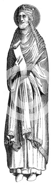 Clotaire I (497-560), King of the Franks, 1849. Artist: Unknown