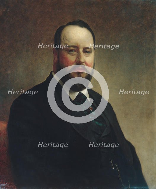 Joseph W. Drexel, 1877. Creator: Jacob Hart Lazarus.