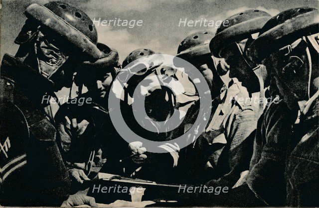 'Severe problems faced the tank crews', c1941 (1944). Artist: Unknown.