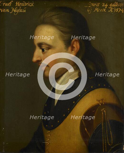 Portrait of Hendrik (1550-74), Count of Nassau, c.1633-c.1635. Creator: Workshop of Wybrand de Geest.