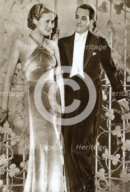 Molly Lamont and Gene Gerrard, actors, 1933. Artist: Unknown
