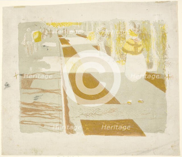 The Avenue, 1899. Creator: Edouard Vuillard.