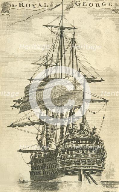 'The Royal George', 1756.  Creator: Unknown.