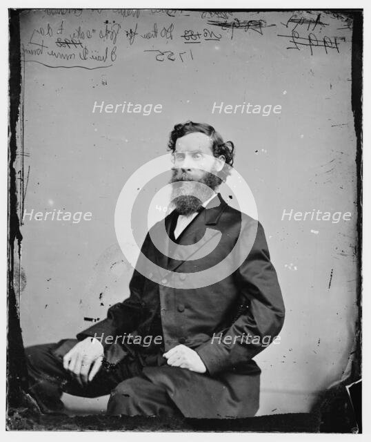 John Peter Cleaver Shanks of Indiana, between 1860 and 1875. Creator: Unknown.