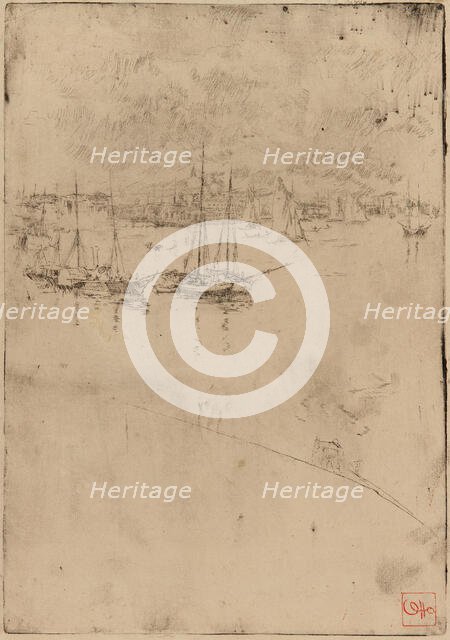 The Steamboat, Venice, 1879-1880. Creator: James Abbott McNeill Whistler.