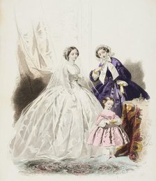 Fashion plate - Journal des Demoiselles III, 1859. Creator: Gilquin & Dupain.