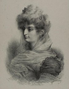 The Duchess d'Angoulème, Madame la Dauphine, 1824. Creator: Jean-Baptiste Isabey.