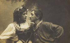 Venie Clements and Bert Edwards acting in "La danse des Apaches", c1910. Creator: Unknown.