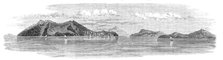 The Inland Sea of Japan: Island and Town of Osima, and coast of Sikok, in the Harima Nada, 1868. Creator: Unknown.