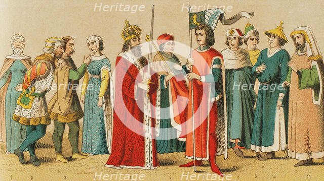 History of Germany, Middle Ages, 1400-1450, (1881).  Creator: Unknown.