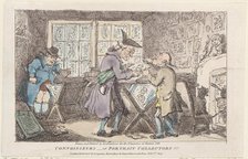 Connoisseurs-or Portrait Collectors !!!, 1807., 1807. Creator: Thomas Rowlandson.