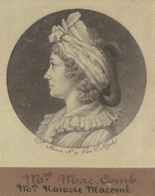 Christina Livingston Macomb, 1797. Creator: Charles Balthazar Julien Févret de Saint-Mémin.