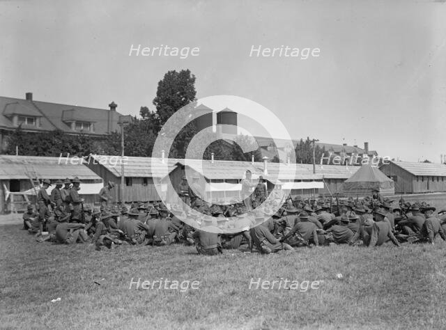 Fort Myer Officers Training Camp, 1917. Creator: Harris & Ewing.