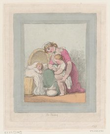 The Nursery, 1799?., 1799?. Creator: Thomas Rowlandson.