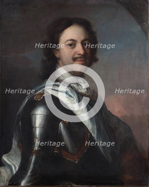 Life Portrait of Emperor Peter I the Great (1672-1725). Artist: Moor, Carel de (1656-1738)