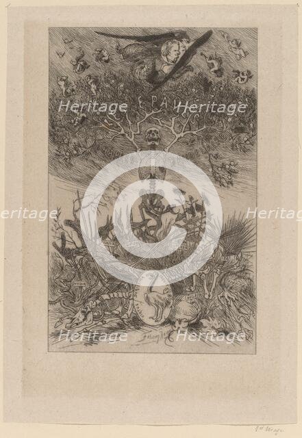 Frontispiece: The Waifs (Les Epaves), 1868. Creator: Félicien Rops.