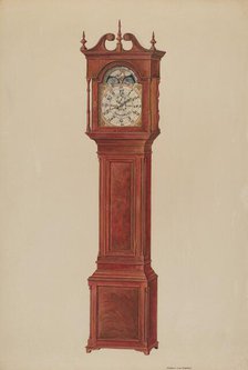 Grandfather's Clock, c. 1937. Creator: Francis Law Durand.