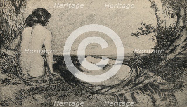 'Nymphs by the Sea', 1905. Artist: Charles Holroyd.