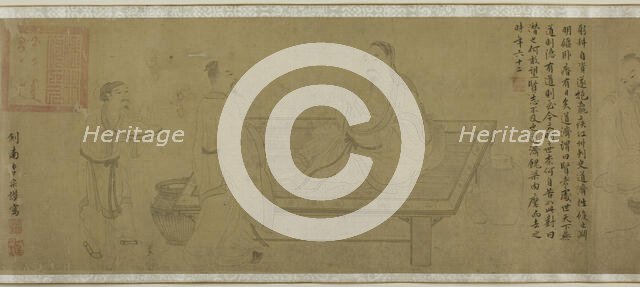 History of the Life of Tao Yuanming, China, Ming dynasty (1368-1644). Creator: Li Zongmo.