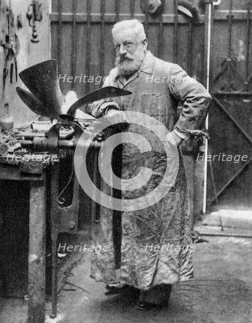 Fernand Forest, French inventor, 1888. Artist: Unknown