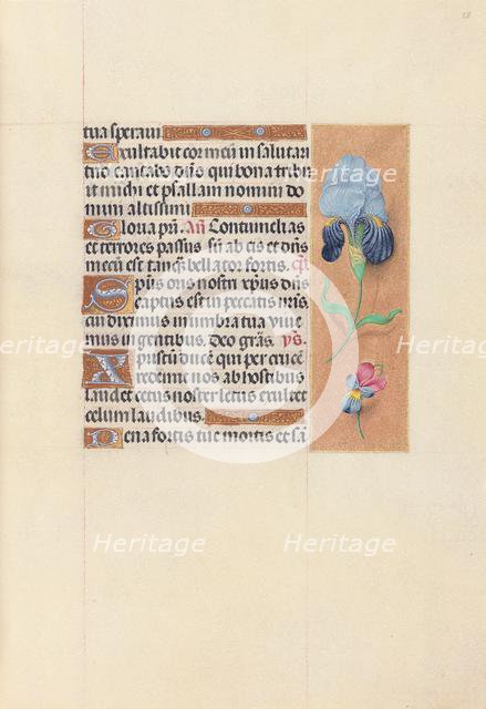 Hours of Queen Isabella the Catholic, Queen of Spain: Fol. 58r, c. 1500. Creator: Master of the First Prayerbook of Maximillian (Flemish, c. 1444-1519); Associates, and.