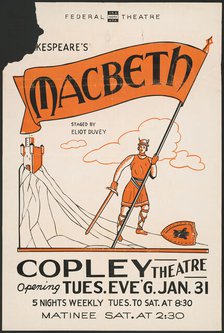 Macbeth, Boston, 1939. Creator: Unknown.