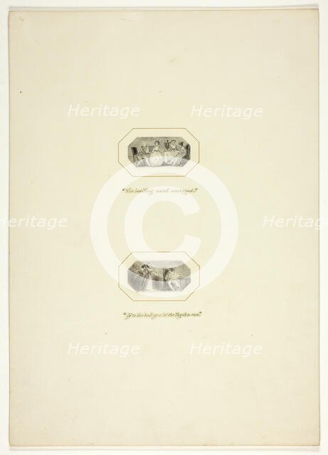 Study for a plate from The Triumphs of Temper, in the 1796 Royal Engagements Pocket Book, c. 1795. Creator: Thomas Stothard.