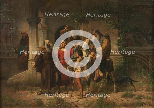 Returning crusaders, 1864. Creator: Johann Till.