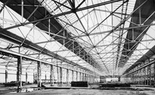 Ford plant during construction, Dagenham, Essex, 1930. Artist: Unknown