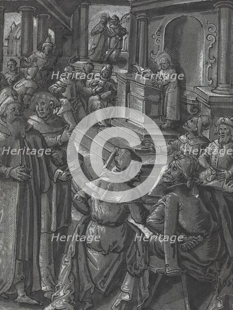 Christ Healing the Lame [verso], c. 1600. Creator: Unknown.