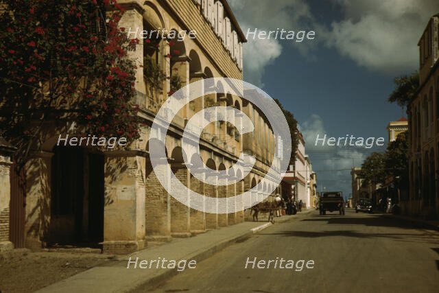 Street in Christiansted, St. Croix Virgin Islands, 1941. Creator: Jack Delano.