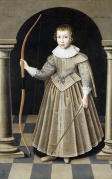 A boy of the Howard Family, 1627. Artist: Robert Peake.