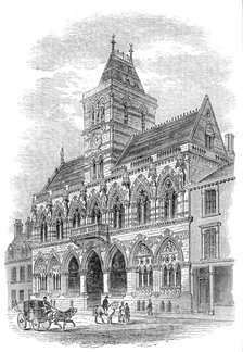 The new townhall of Northampton, 1864. Creator: Unknown.