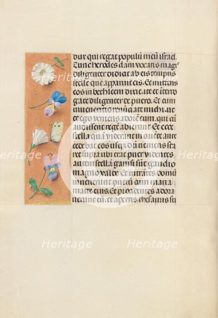 Hours of Queen Isabella the Catholic, Queen of Spain: Fol. 95v, c. 1500. Creator: Master of the First Prayerbook of Maximillian (Flemish, c. 1444-1519); Associates, and.