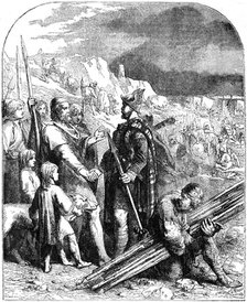 'The Treaty of Peace between the Saxon Leaders and the British King', (19th century). Artist: Unknown