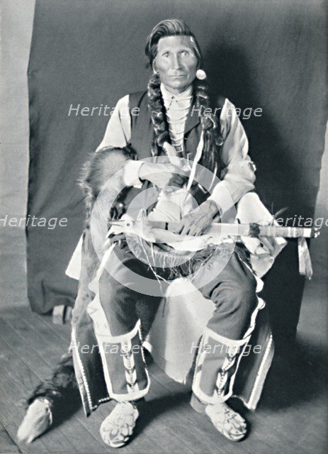 A Sahaptin Indian, 1912. Artist: Robert Wilson Shufeldt.