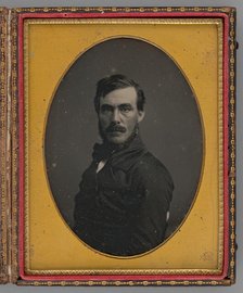 Untitled (Portrait of a Man), 1855. Creator: Unknown.