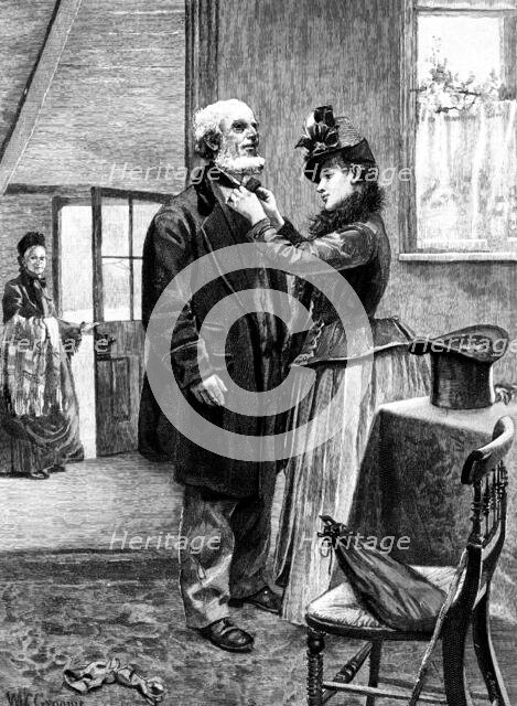 Going to the Dance, 1890. Creator: R. Taylor.