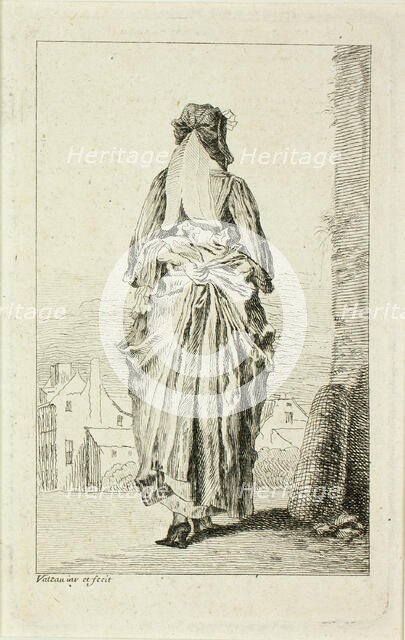 Figures de modes, c. 1710. Creator: Jean-Antoine Watteau.