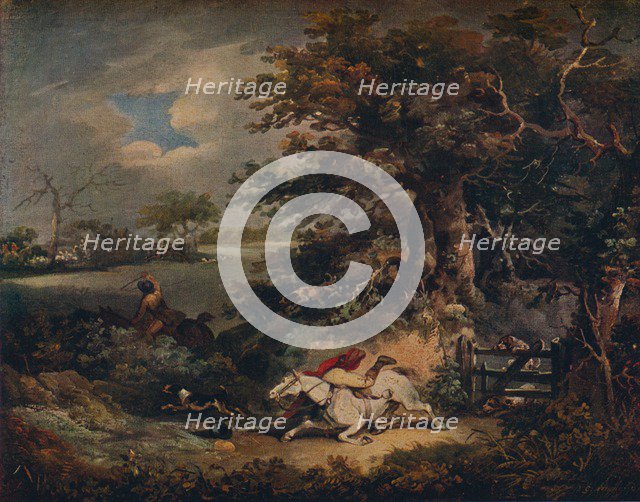 Full Cry - And A Fall', c1790, (1922). Artist: George Morland.