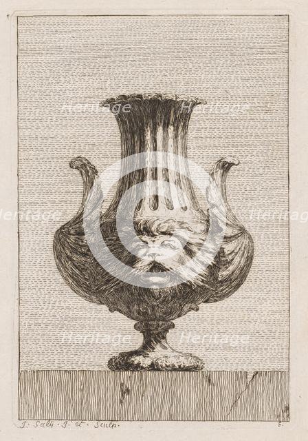 Suite of Vases: Plate 6, 1746. Creator: Jacques François Saly (French, 1717-1776).