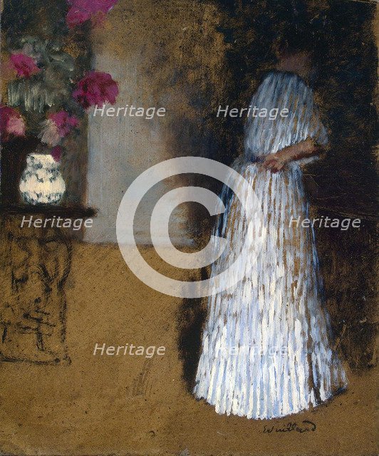 Young Woman in a Room', 1892-1893. Creator: Vuillard, Édouard (1868-1940).