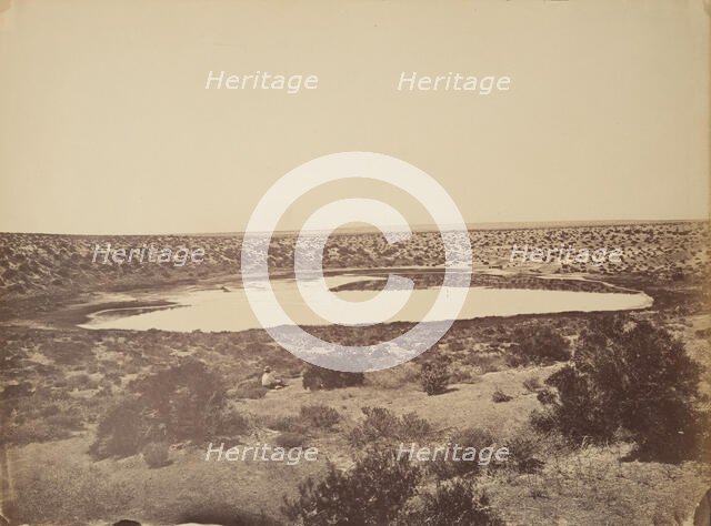 Desert Lake, near Ragtown, Nevada, 1867. Creator: Tim O'Sullivan.